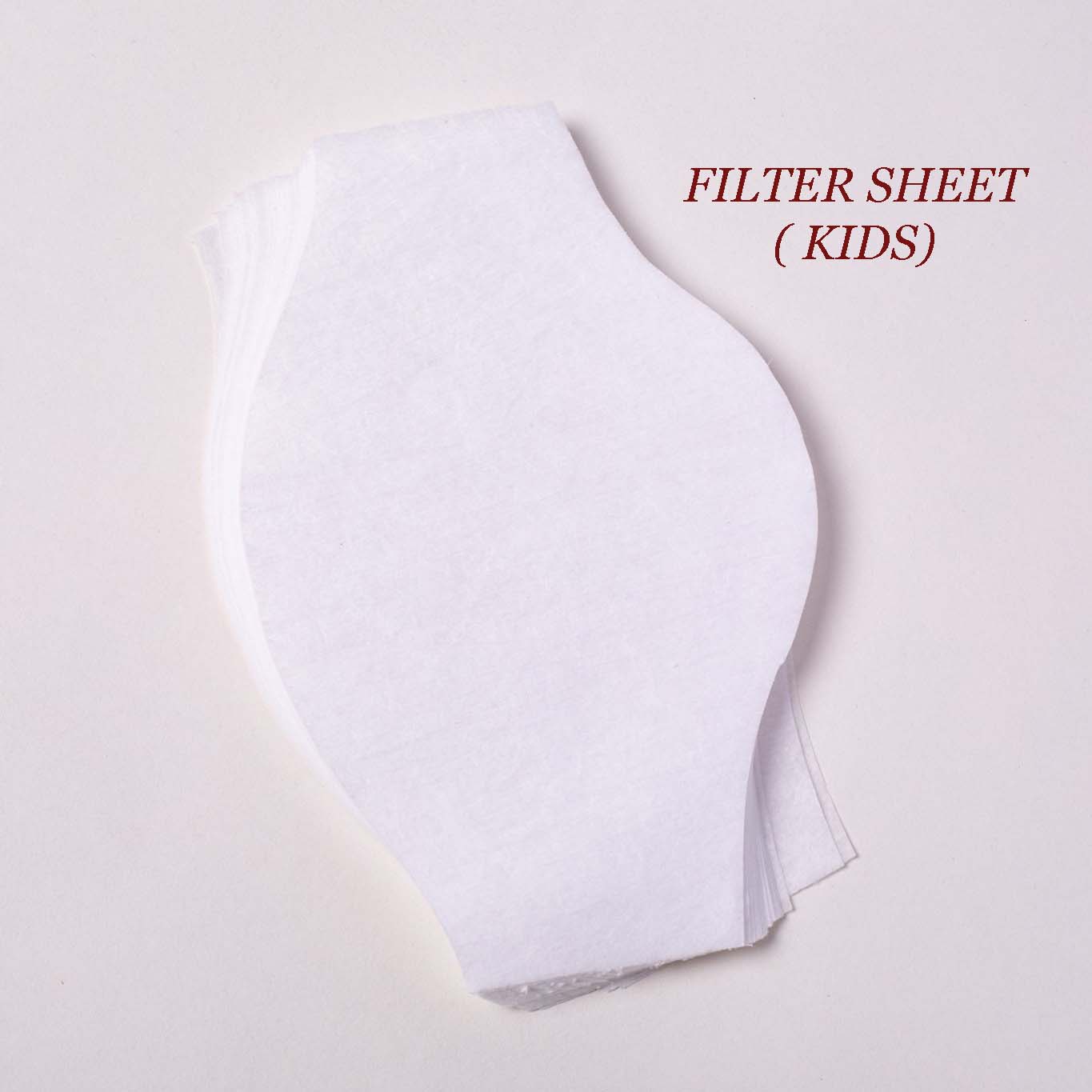 Reusable Mask Filter Sheet Kids